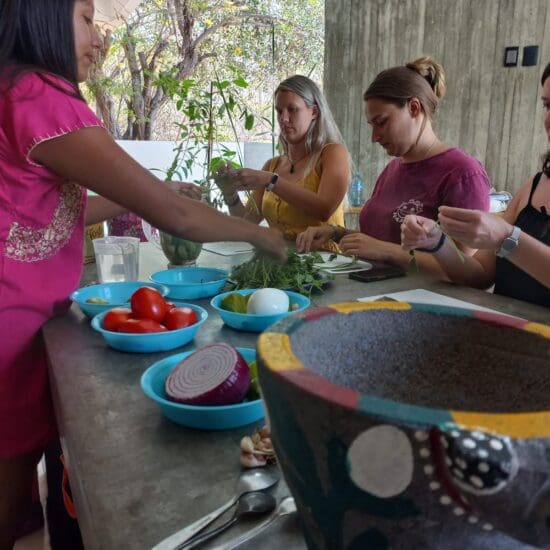 cooking oaxacan dishes